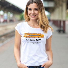 CP Serie 2620 elektrische locomotief. Nez-Casse Lo T-shirt