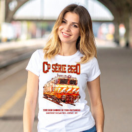 CP Serie 2620 elektrische locomotief. Nez-Casse Lo T-shirt