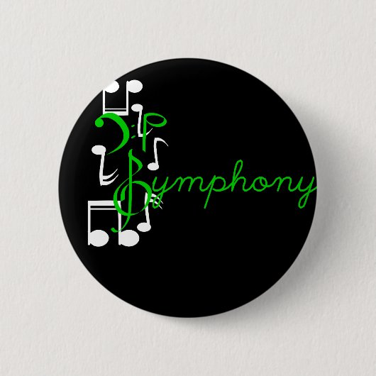 CP Symphony Badge Ronde Button 5,7 Cm (Voorkant)