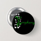 CP Symphony Badge Ronde Button 5,7 Cm (Voorkant /achterkant)