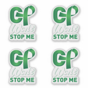 CP zal me niet stoppen Cerebrale Palsy Awareness O Sticker