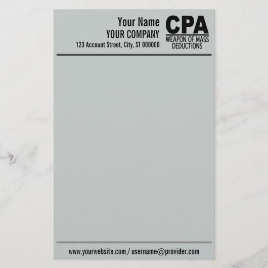 CPA aangepast briefpapier (Voorkant)