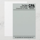 CPA aangepast briefpapier (Voorkant / Achterkant)