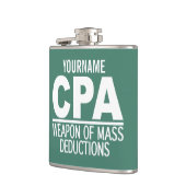 CPA aangepaste kleur- en monogram-kolf Heupfles (Links)