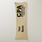 CPA aangepaste kleur- en naamlichaamskussen Lichaamskussen (Voorkant Verticaal)
