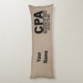 CPA aangepaste kleur- en naamlichaamskussen Lichaamskussen (Achterkant (Verticaal))