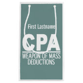 CPA aangepaste naam en cadeautassen voor kleurenwe Klein Cadeauzakje (Voorkant)