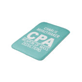 CPA aangepaste naam en kleurbadmatten Badmat (Gekanteld)