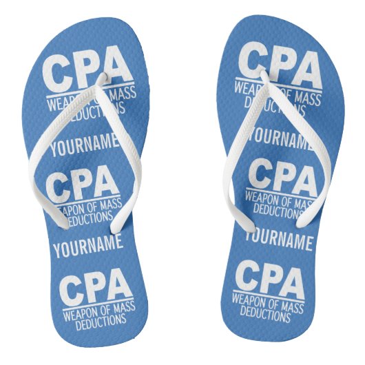 CPA aangepaste naam en kleurensandalen Teenslippers (Voetbed)