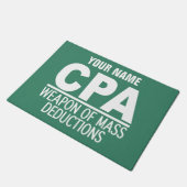 CPA aangepaste naam en kleuromslag Deurmat (Schuin)