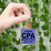 CPA aangepaste naam en kleursleutelketen Sleutelhanger (Hand)