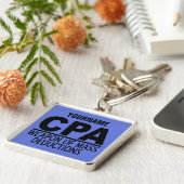 CPA aangepaste naam en kleursleutelketen Sleutelhanger (Zijkant)