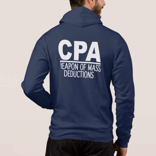 CPA aangepaste naam Hoodie (Achterkant)
