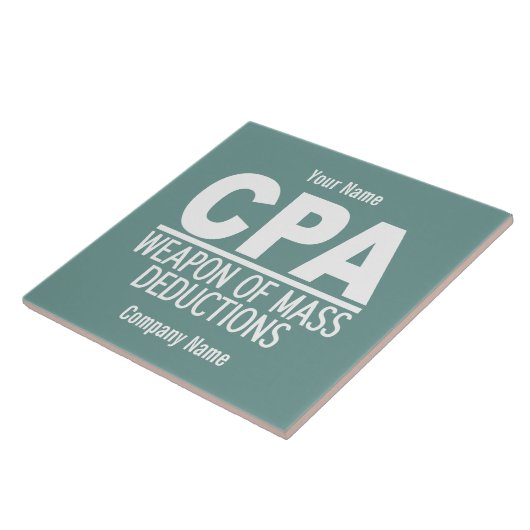 CPA aangepaste tegel van keramische kleurstoffen Tegeltje (Zijkant)