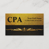 CPA Accountant Certified Public Accountants Visitekaartje (Voorkant)