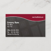 CPA-accountant met rekenmachine Visitekaartje (Voorkant)