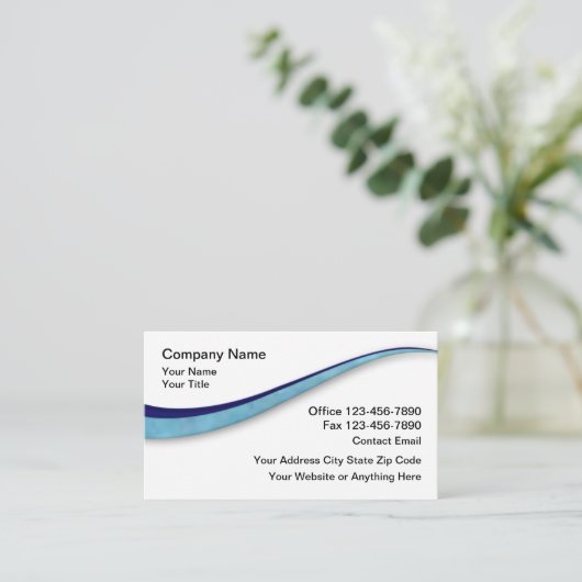 CPA Accountant Modern Business Cards Design Visitekaartje (Staand voorkant)