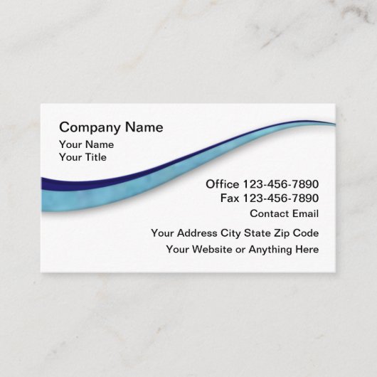 CPA Accountant Modern Business Cards Design Visitekaartje (Voorkant)
