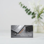 CPA Accountant Moderne Visitekaartjes (Staand voorkant)