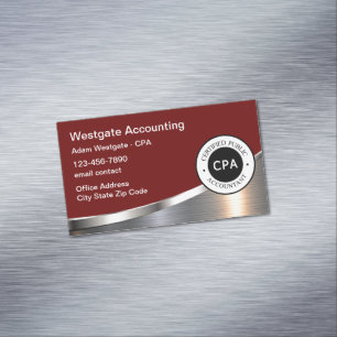 CPA Accountant Professional Magnetisch Visitekaartje