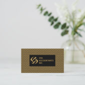 CPA | Accountant Professioneel Elegant Visitekaartje (Staand voorkant)
