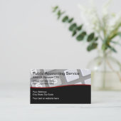 CPA Accountant Uniek Visitekaartje (Staand voorkant)