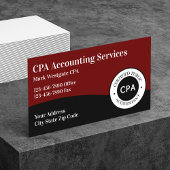 CPA Accountant Visitekaartje