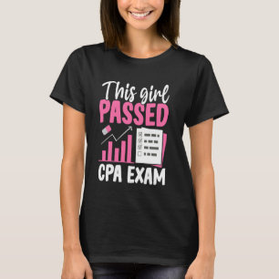 CPA Accounting Girl Boekhouder Tax Seizoen Auditor T-shirt