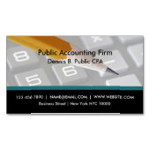 CPA Accounting Magnetische Visitekaartjes Ontwerp Magnetisch Visitekaartje (Voorkant)
