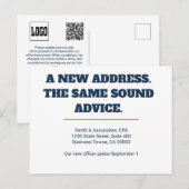 CPA-adreswijzigingssjabloon Briefkaart (Voorkant / Achterkant)