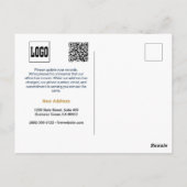 CPA-adreswijzigingssjabloon Briefkaart (Achterkant)