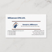 CPA | Belastingaccountant Professional Visitekaartje (Voorkant)