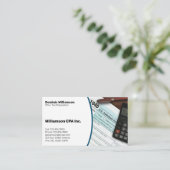 CPA | Belastingaccountant Professional Visitekaartje (Staand voorkant)