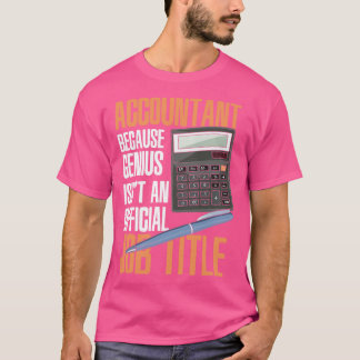 CPA Bookkeeper Public Accountant Accounting Cadeau T-shirt