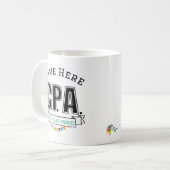 CPA-cadeau gepersonaliseerd met naam Koffiemok (Voorkant links)