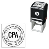 CPA Cert Public Accountant Firm Name URL #2R Zelfinktende Stempel (In situ)