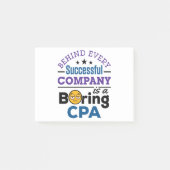 CPA Certified Public Accountant Boring CPA Post-it® Notes (Voorkant)