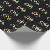 CPA Certified Public Accountant Cadeaupapier (Hoek)