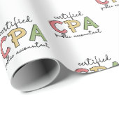 CPA Certified Public Accountant Cadeaupapier (Rol Hoek)