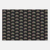 CPA Certified Public Accountant Inpakpapier Vel (Voorkant 3)