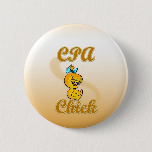 CPA Chick Ronde Button 5,7 Cm (Voorkant)