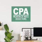 CPA custom color poster (Thuiskantoor)