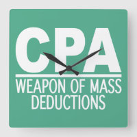 CPA custom color wall clock