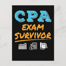 CPA Exam Survivor Briefkaart