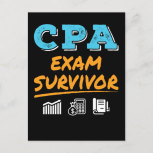 CPA Exam Survivor Briefkaart