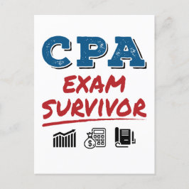CPA-examen overlevende Briefkaart