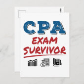 CPA-examen overlevende Briefkaart (Voorkant / Achterkant)