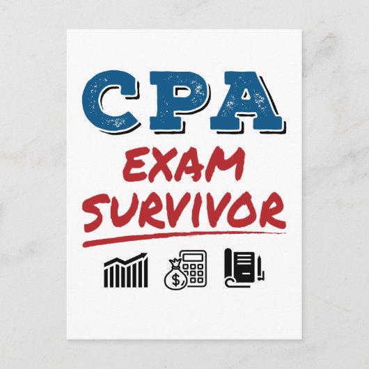 CPA Examen Overlever Briefkaart (Voorkant)