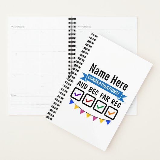 CPA Examens Gift Certified Public Accountant-licen Planner (Display)