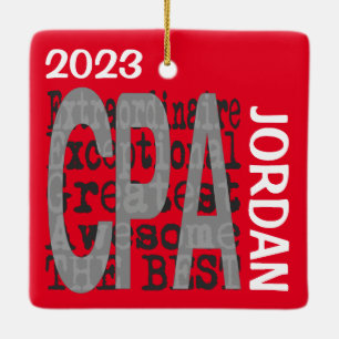 CPA Extraordinaire CUSTOM Keramisch Ornament